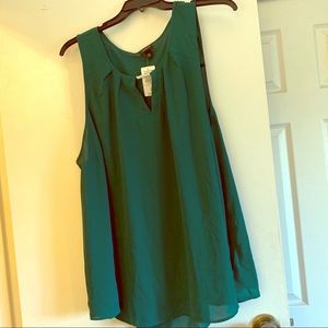 NWT Torrid Hunter Green Tank 4X